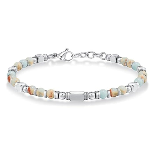 Beaded Bracelets for Women - Silver and Gold Boho Bracelets, Trendy Jewelry Gifts for Lover, Mom, Friends