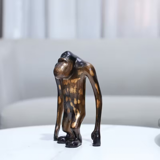 1pc Creative Abstract Graffiti Gorilla Statue, Resin Decorative Home Art Sculpture,