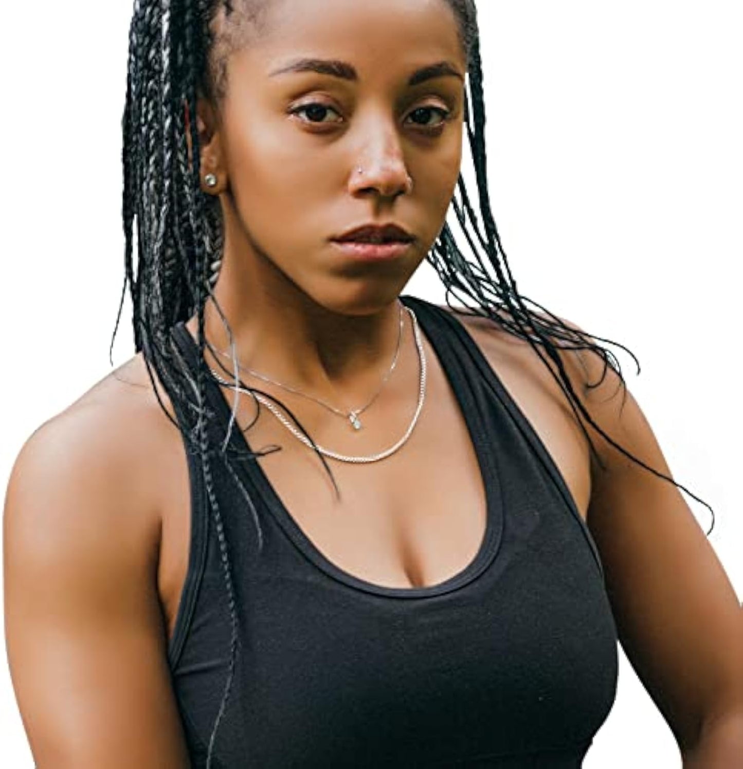 3.5mm Cuban Link Chains for Men, Silver Tone/Black/14K Gold Plated Stainless Steel Necklace Chain, Mens Necklace 16, 18, 20, 22, 24, 26, 28 Inch